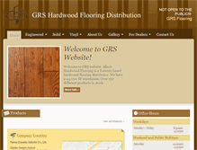 Tablet Screenshot of grs-wood-products.com